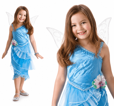 Official Disney Fairies Silvermist Costume Girls Fancy Dress Age 3-4 Years