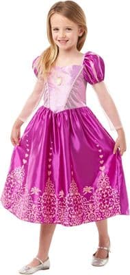 Official Disney Gem Princess Rapunzel Costume Girls Fancy Dress Costume