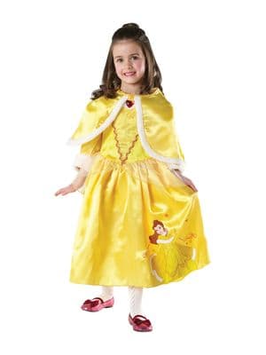 Official Disney Princess Belle Winter Wonderland Costume Girls Age 7-8 Years