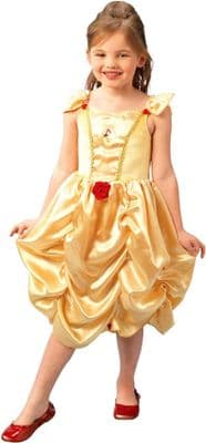 Official Disney Princess Golden Belle Classic Costume Girls Age 7-8 Years