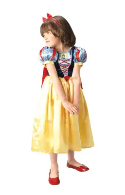 Official Disney Princess Snow White Deluxe Costume Girls Age 7-8 Years