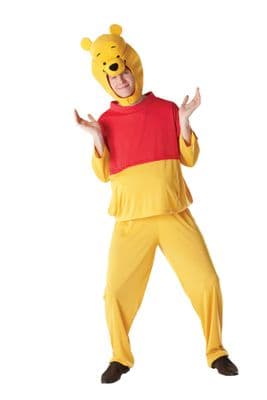 Official Disney Winnie the Pooh Costume Adult Fancy Dress Outfit with Headpiece