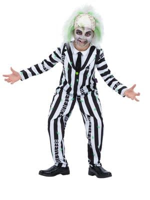 Official Licensed Boys Beetlejuice Costume Halloween Fancy Dress Outfit