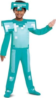 Official Minecraft Diamond Armour Costume