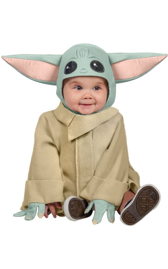 Official Star Wars Grogu Baby Yoda Toddler Costume The Mandalorian Fancy Dress