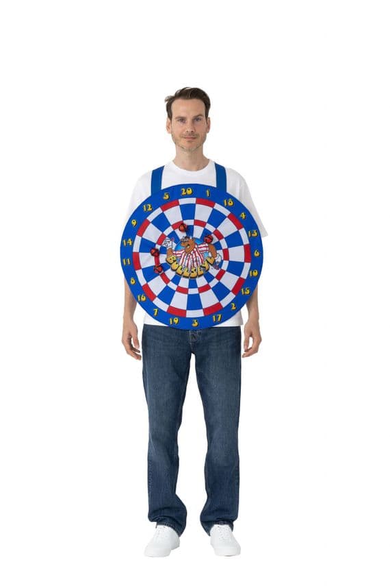 Officially Licensed Bullseye Dartboard Tabbard Costume