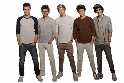 One Direction Desktop Standees 5-Pack  Official Licensed 16