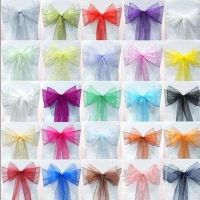 Organza Chairbows Wedding Party Decoration