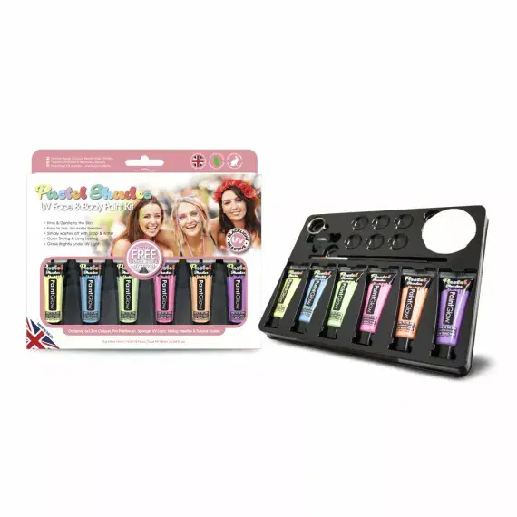 Pastel Shades UV Face and Body Kit
