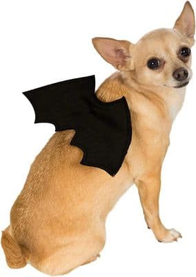 Pet Black Vampire Bat Wings Accessory