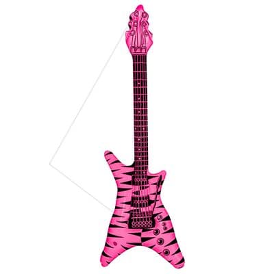 Pink Rock Inflatable Guitar