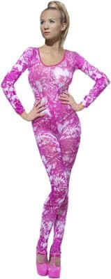 Pink Tie Dye Pink Bodysuit