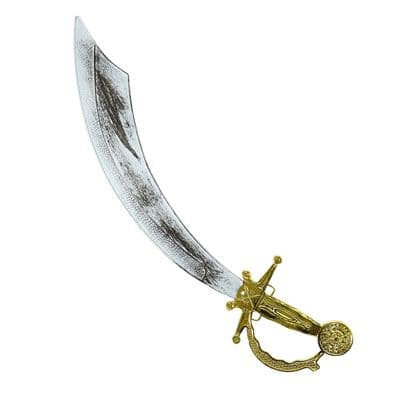 Pirate Cutlass 48cm Pirate Sword Fancy Dress Costume Prop Buccaneer Accessory