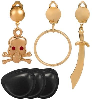 Pirate Eye Patch & Earring