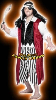 PIRATE KING VELVET / SATIN LG/XL