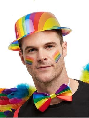 Pride Rainbow Bowler Hat