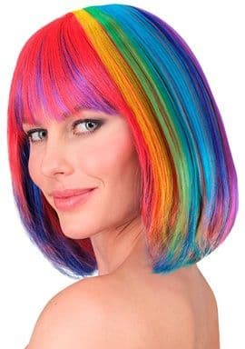 Pride Rainbow Wig