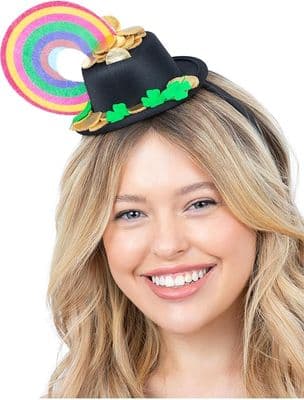 Rainbow Pot O'Gold Mini Hat