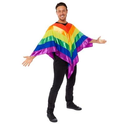 Rainbow Pride Poncho