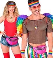 Rainbow Sweatband Set