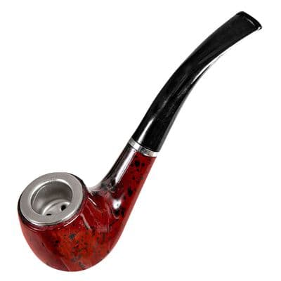 Real Look Smoking Pipe Costume Accessory Sherlock Detective Fancy Dress PVC
