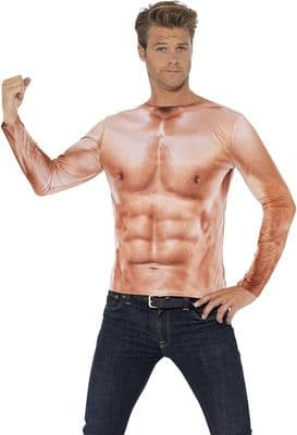 Realistic Muscle Top Nude Sublimation Print Medium