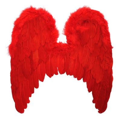 Red Feather Wings Marabou Trim