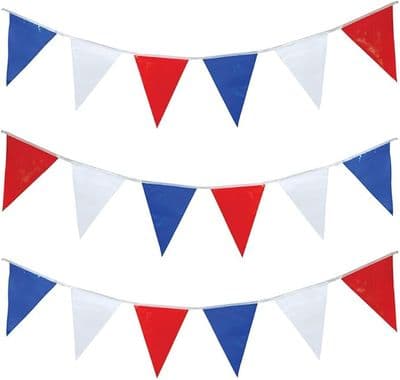 Red, White, and Blue Triangle Bunting