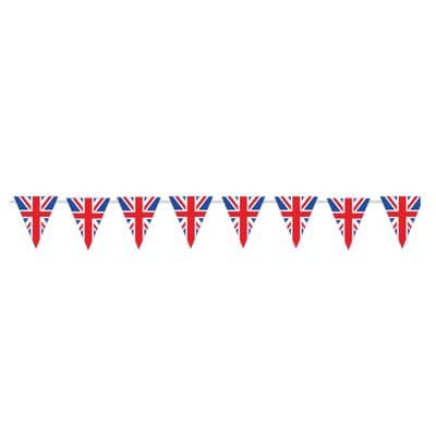 Red White & Blue GB Flag Paper Bunting
