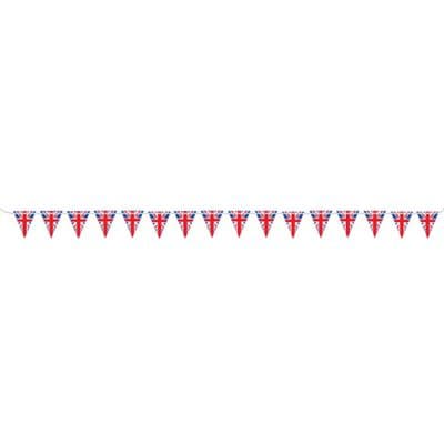 Red White & Blue GB Flag Paper Pennant Bunting