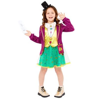 Roald Dahl Willy Wonka Girls Costume