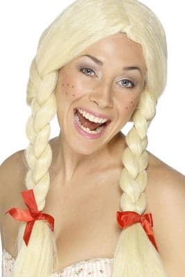 Schoolgirl Dutch Wig Blonde