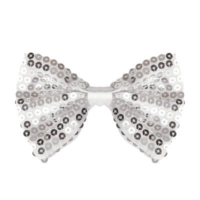 Sequin Bow Tie Glitter Sparkly Fancy Dress Tuxedo Party Costume Accessory
