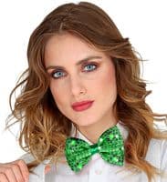 Sequin Bow Tie with Flashing LED Lights  Unisex