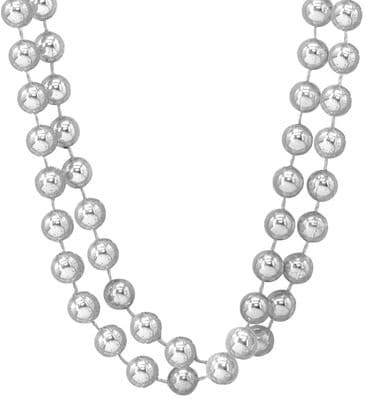 Set of 2 Beaded Pearl Necklaces