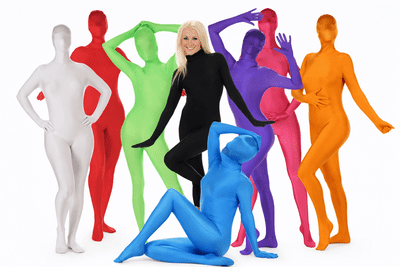 ShadowSuits All-In-One Deluxe Zentai Suit  Orange