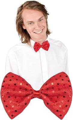 Shiney Red Bow Tie