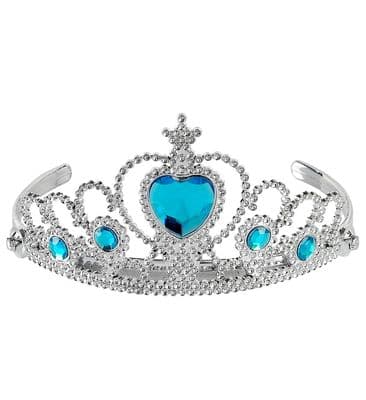 Silver Tiara With Gems