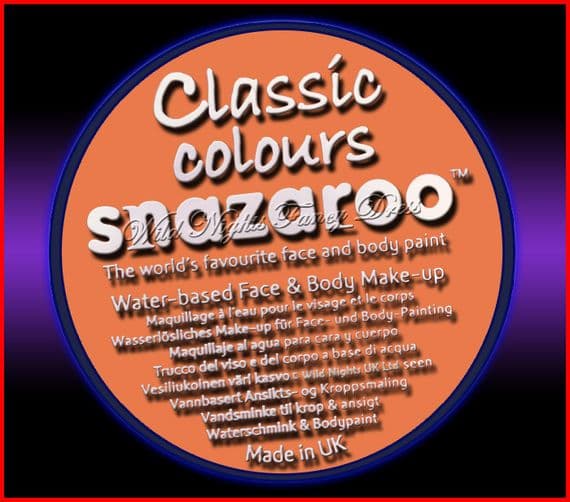SNAZAROO 50 FACE PAINT 18ML POT APRICOT