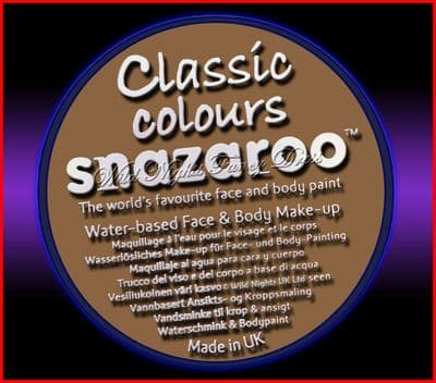 SNAZAROO 50 FACE PAINT 18ML POT BEIGE BROWN