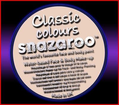 SNAZAROO 50 FACE PAINT 18ML POT COMPLEXION PINK