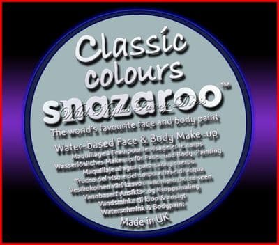 SNAZAROO 50 FACE PAINT 18ML POT LIGHT GREY