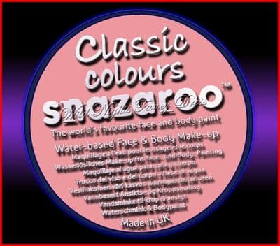 SNAZAROO 50 FACE PAINT 18ML POT PALE PINK