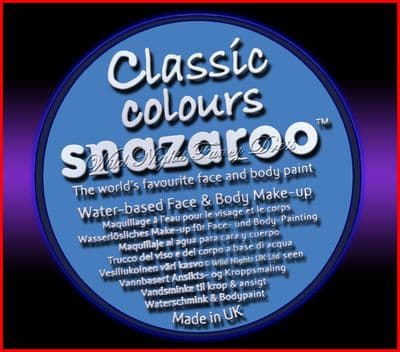 SNAZAROO 50 FACE PAINT 18ML POT SKY BLUE