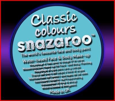 SNAZAROO 50 FACE PAINT 18ML POT TURQUOISE