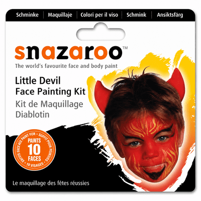 Snazaroo Devil Face Paint Kit Halloween Makeup Fancy Dress Theme Pack