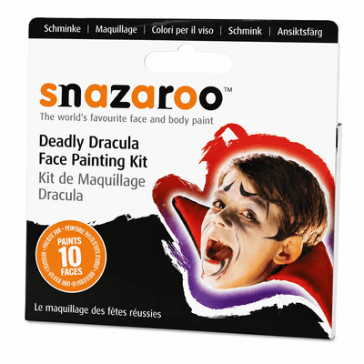 Snazaroo Dracula Face Paint Kit Vampire Makeup Fancy Dress Theme Pack