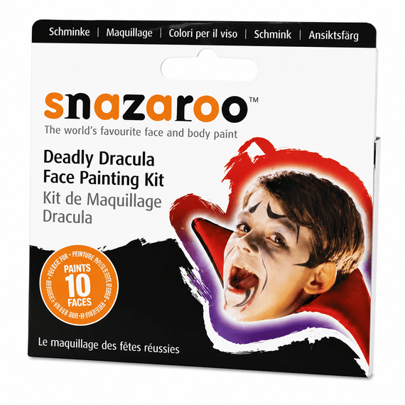 Snazaroo Dracula Face Paint Kit Vampire Makeup Fancy Dress Theme Pack