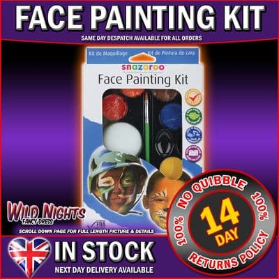 SNAZAROO FACE PAINT BOYS FACE PAINTING KIT