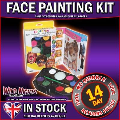 SNAZAROO FACE PAINT UNISEX FACE PAINTING KIT